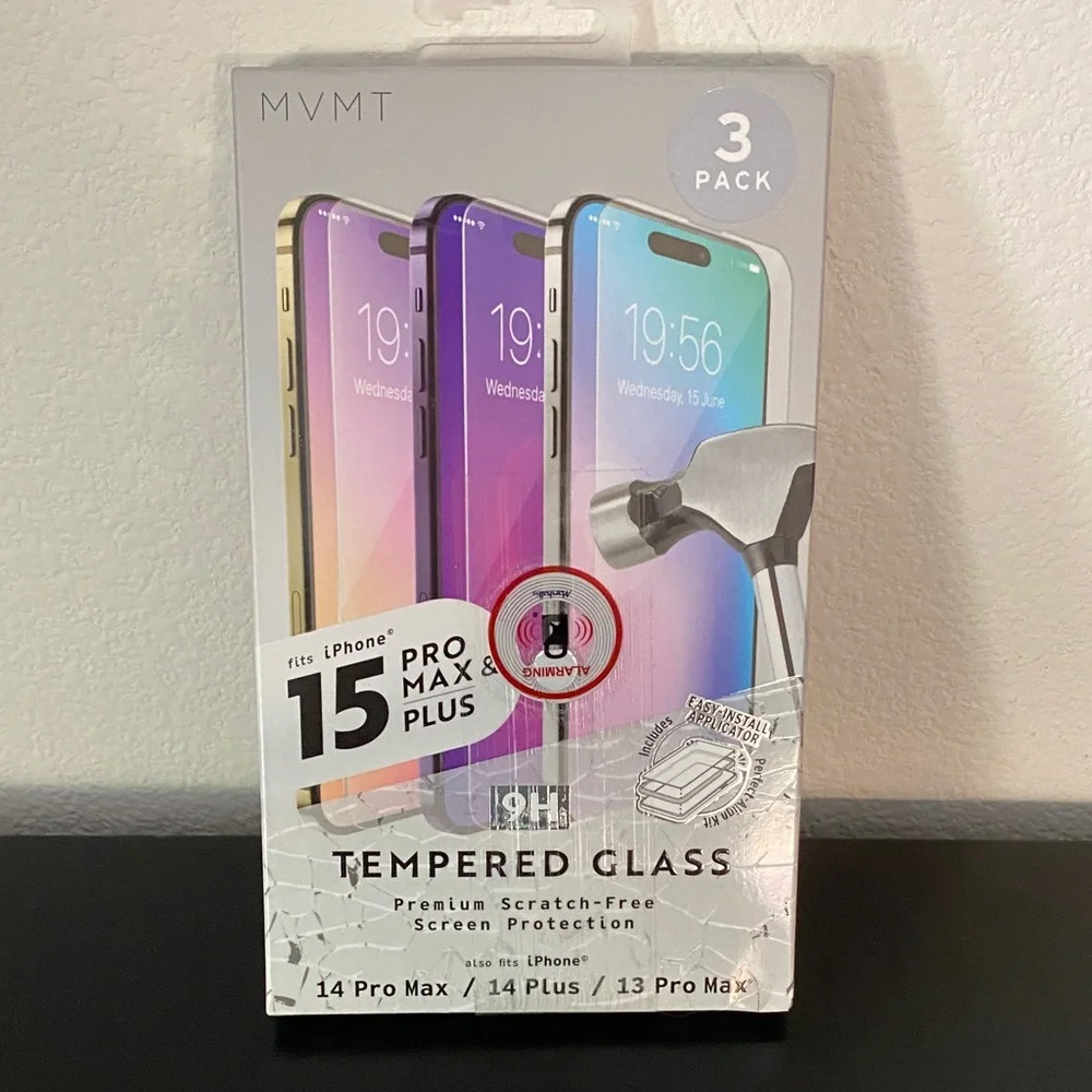MVMT Screen Protector for iPhone 15 ProMax & Plus